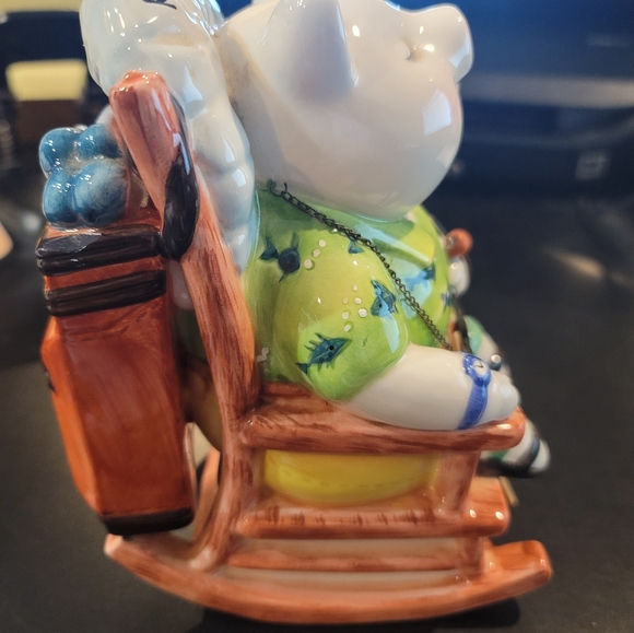 Mud pie Retirement fund fishing piggy bank - Picture 4 of 5